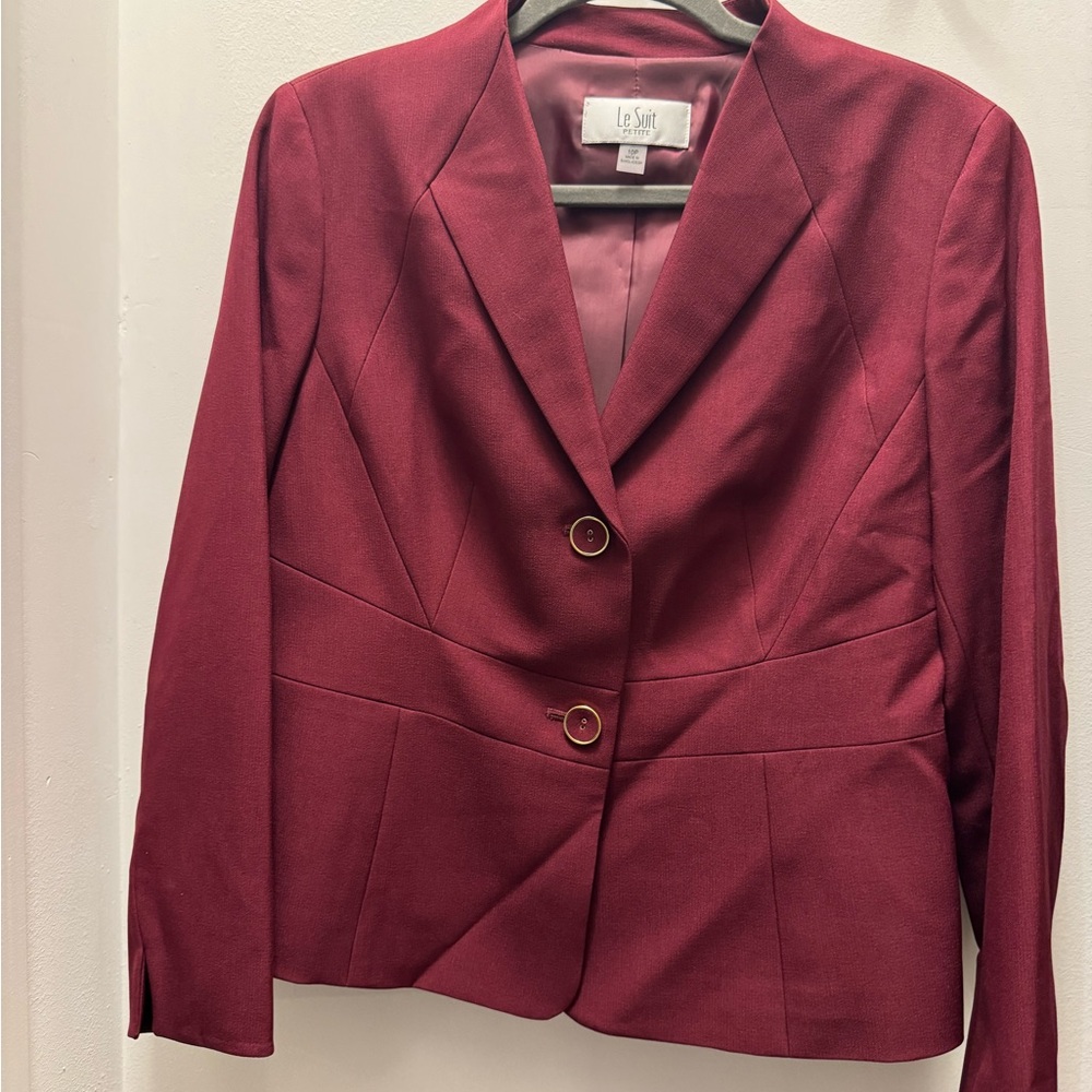 Women's Burgundy Blazer